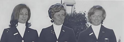 Miss Bianca Martini, Mrs. Isa Goldschmid, Miss Marina Ragher